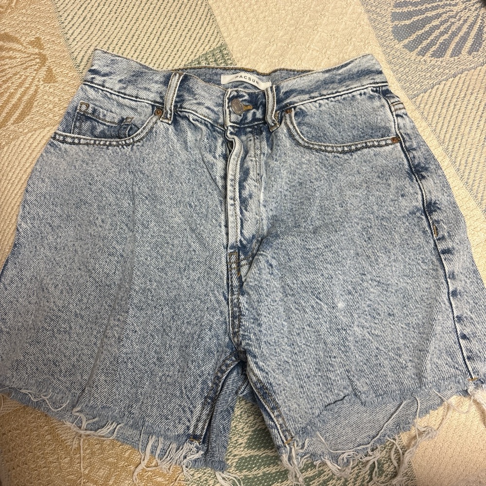 Light Blue Denim Shorts